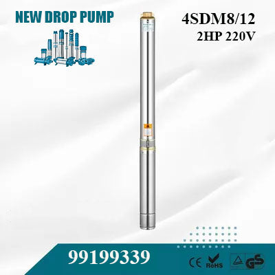 Pompe submersible DEW DROP 2HP 220v 4SDM8/12