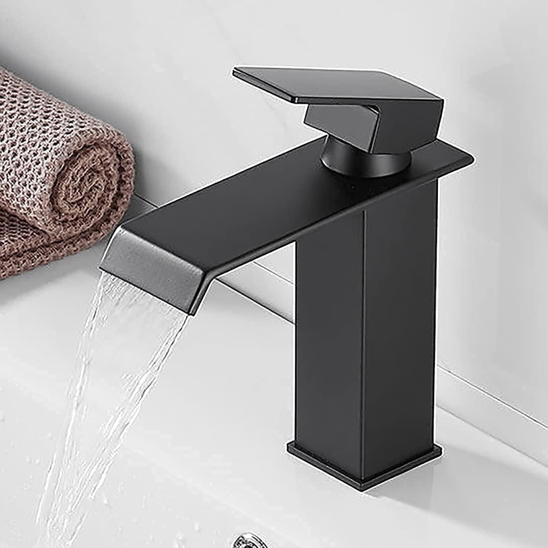 Robinet Cascade Salle de Bain Rectangulaire
