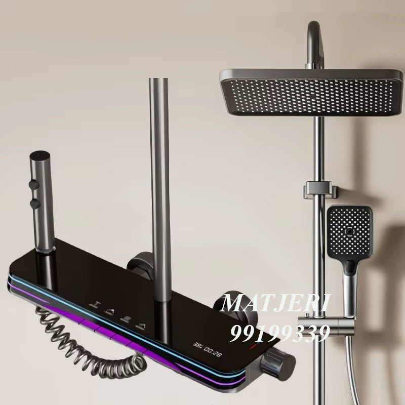 Colonne de douche avec affichage led