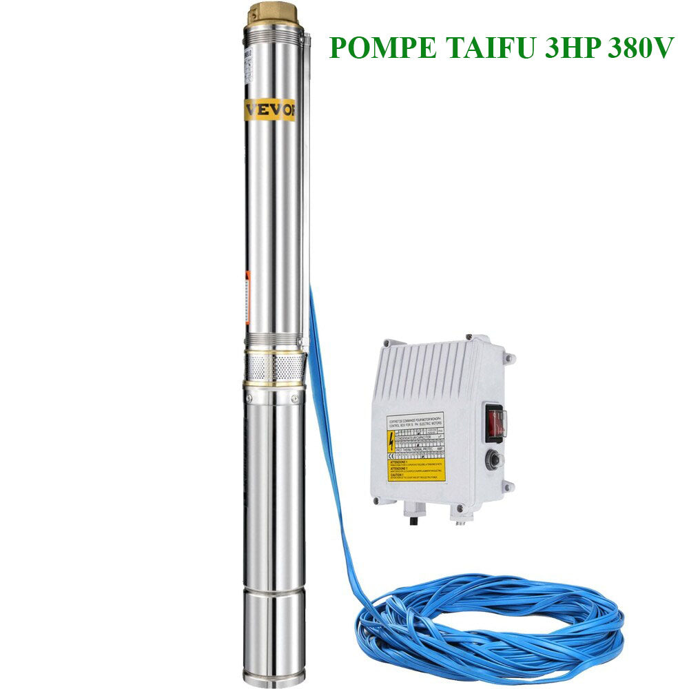 Pompe submersible 3hp 380v taifu 4st6-13