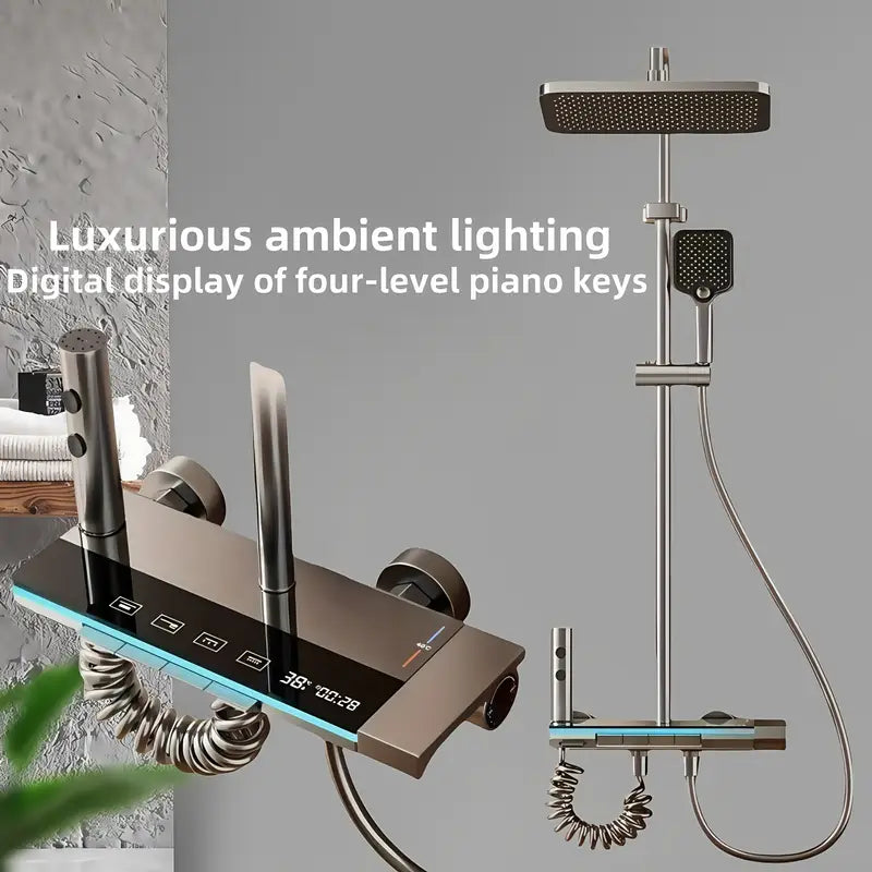 Système de Douche Intelligent avec Affichage Numérique