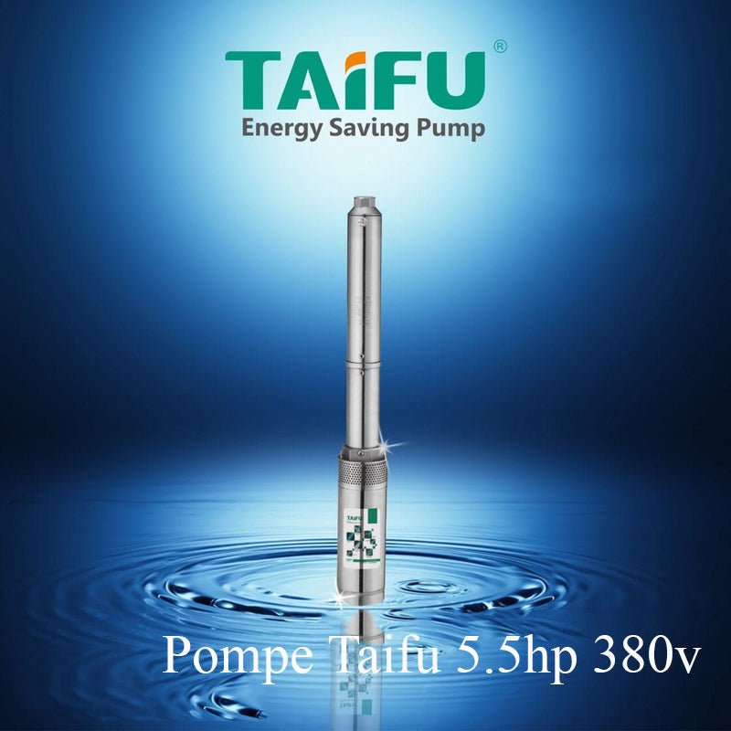 Pompe submersible 5.5hp 380v taifu  4st8-29