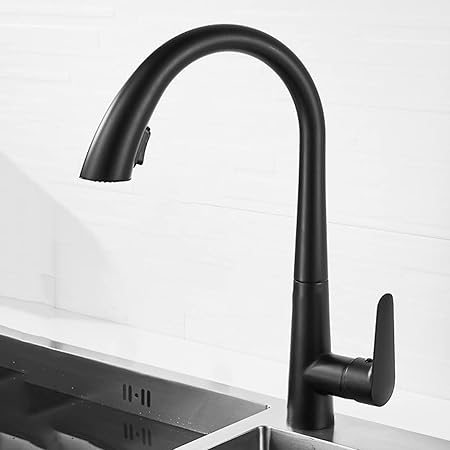 Robinets de cuisine avec pulvérisateur rétractable