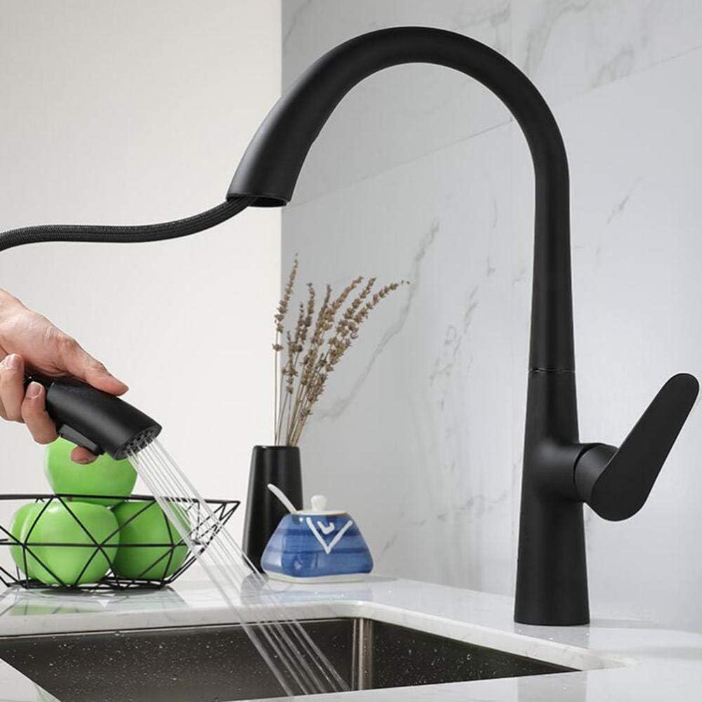 Robinets de cuisine avec pulvérisateur rétractable