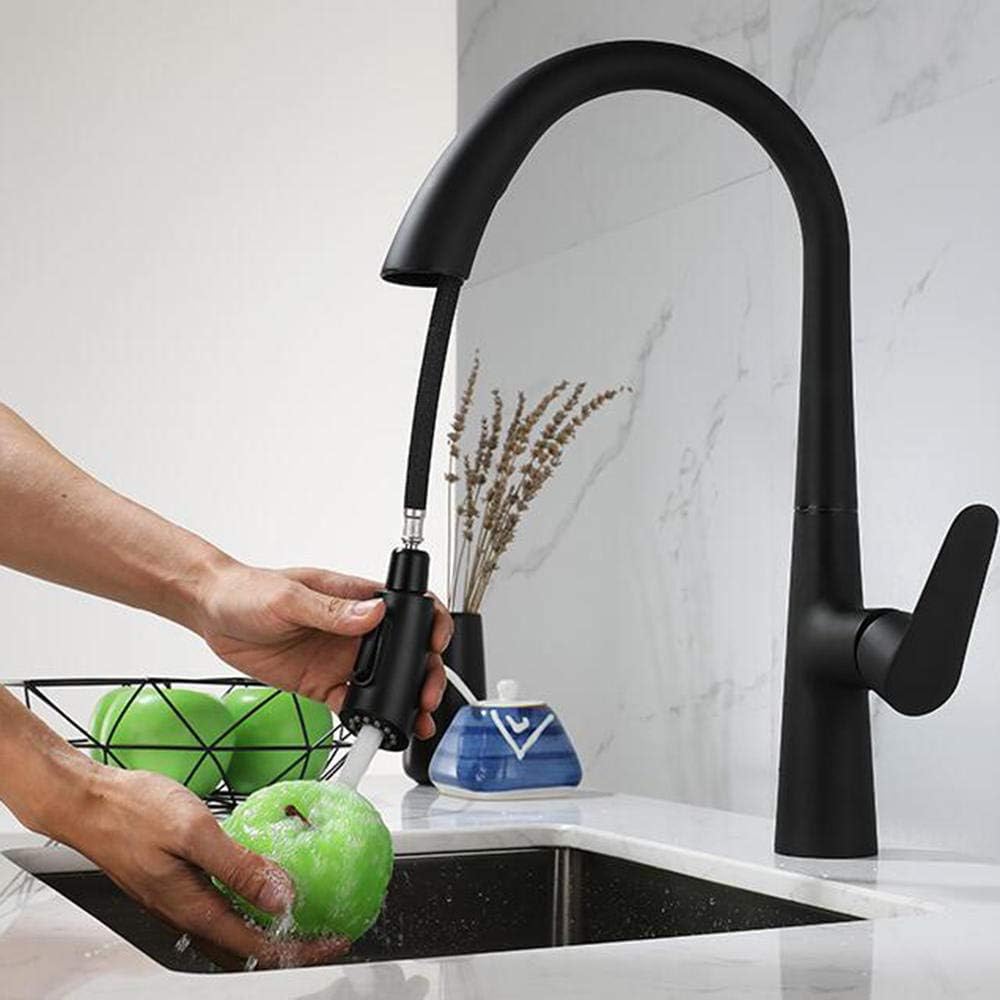 Robinets de cuisine avec pulvérisateur rétractable