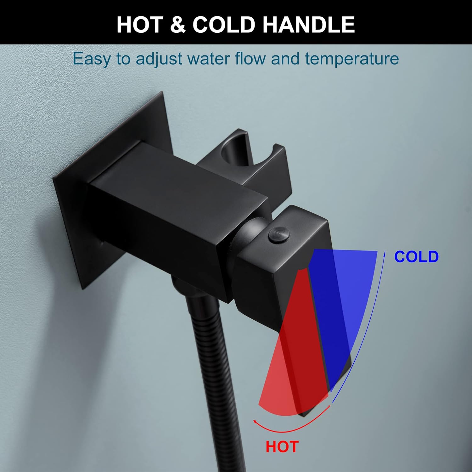 Robinet de roilette chaud et froid simple