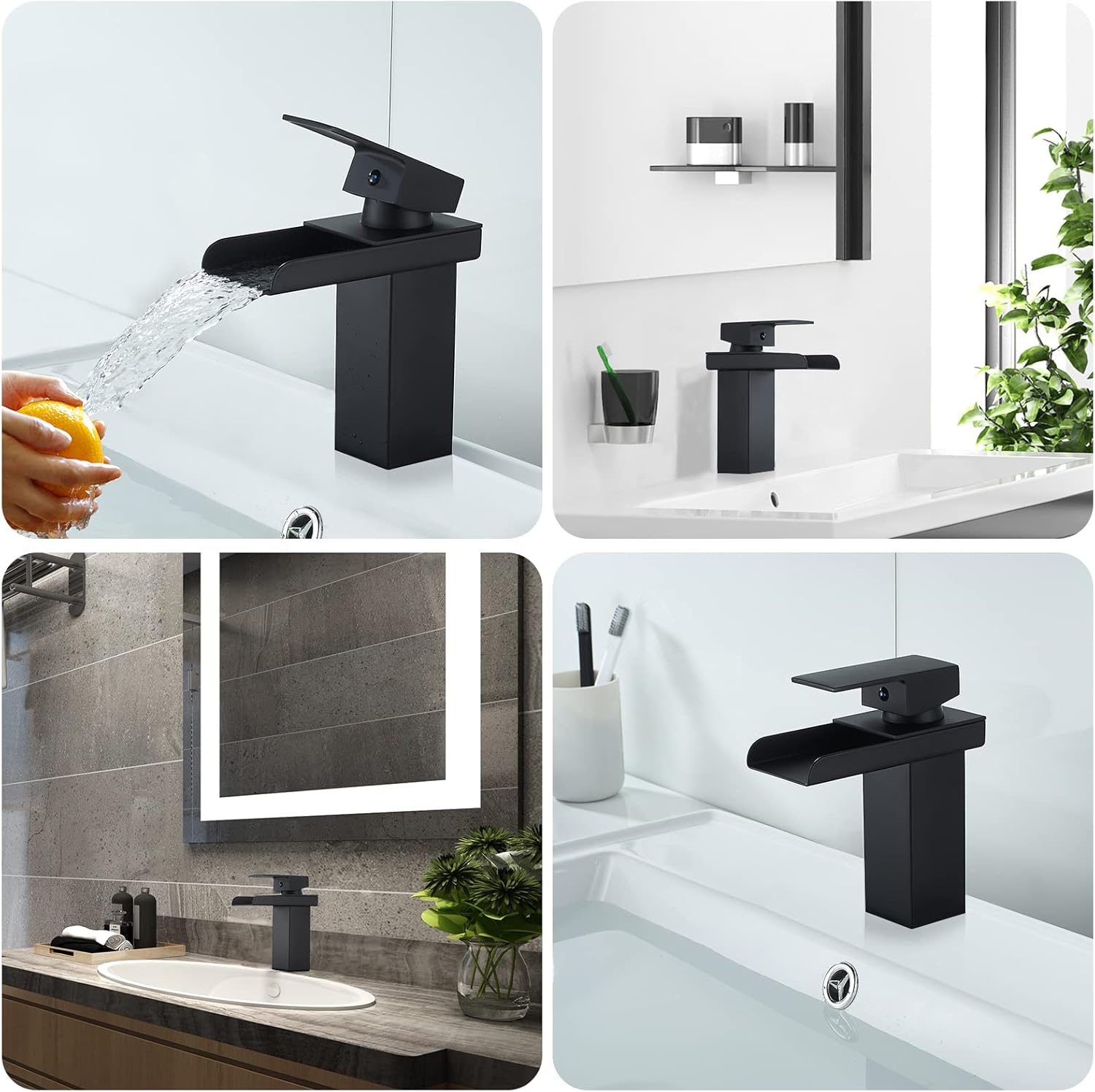 Robinet de lavabo carré NOVA