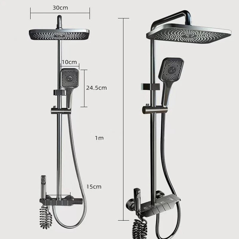 Colonne de douche thermostatique