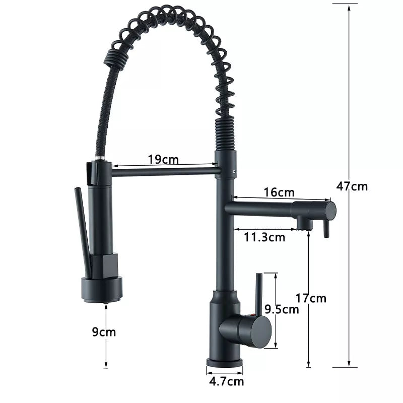 Robinets d'évier de cuisine double voie