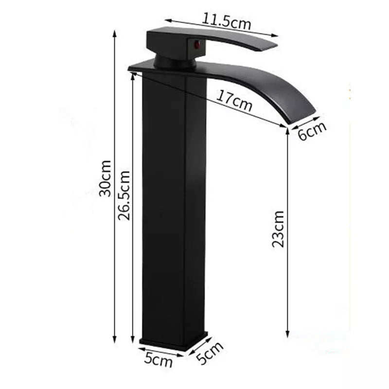 Robinet de vasque curvé