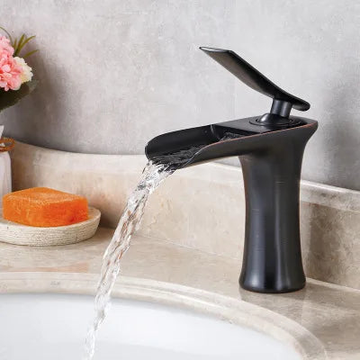 Robinet mitigeur de salle de bains cascade